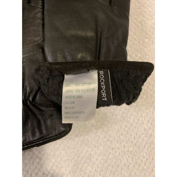 Rockport Women’s Leather Gloves Small/XS Fleece Lined Driving Gloves - Picture 3 of 7